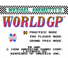 Image n° 7 - titles : Michael Andretti's World Grand Prix